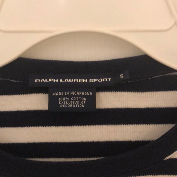 Polo Ralph Lauren | Navy Striped Tee - Picture 3 of 4